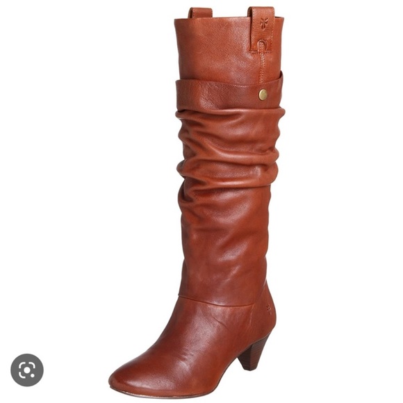 Frye Jenny Double Leather Boots - Picture 1 of 10